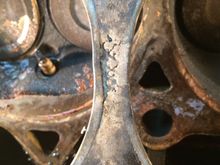 Head gasket between #3&4 cylinders some deformity visible