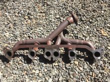 Exhaust manifold all cleaned up.