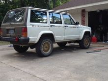 Brown rear gates is good looking.not.