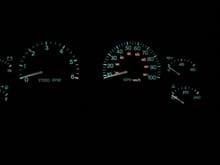 99 cherokee dash lights - stock