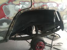 Cut the crap out of the fenders and welding them back together