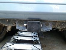 here is the rear camera.  i built it into a receiver cover which slides and locks into the reveiver