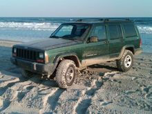 went from an off-road trail to the beach all in the same day, gotta love the coast