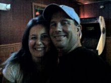 Kathy and I @ the bar.