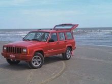 Beach the first week I got my jeep
