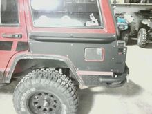 Drilled holes and installed before flares