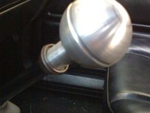 Custom aluminum shift knob