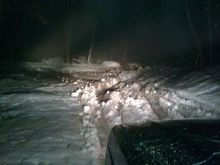 new lights and finally some trail fun