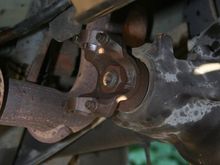 Rear differential waiting for the new Tom Woods shaft (will be ordered after the lift is installed)