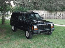 Jeep on the grass