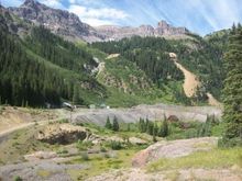 Sneffels town site and Revenue Mine.