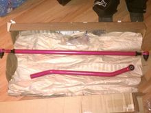 New adj Trac bar and beefed up tie rod