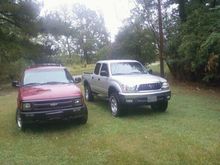 My blazer and buddy's Tacoma