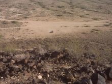 View of the XJ from the summit (elevation: 807 feet).