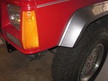 Fenders and flares cut