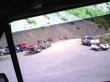 Trail head to Mineral creek, Poughkeepsie Gulch, and others. Alpine Loop's connection to Highway 550 south of Ouray.