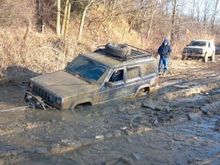 And yes I did make it thru "with a little help from the winch"