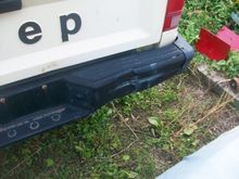 the only dent i know of on truck and its on the bumper
