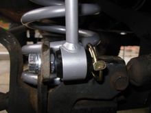 Lower pins installed