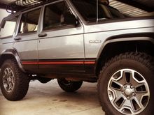 2013 jeep XJ with 2013 Rubicon wheels