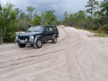When the road is dry we call it sugar sand.
200 miles to cross Florida.
I live 100 miles from the Atlantic and 100 miles from the Gulf Coast.  Hot and humid.  Snakes and gators.