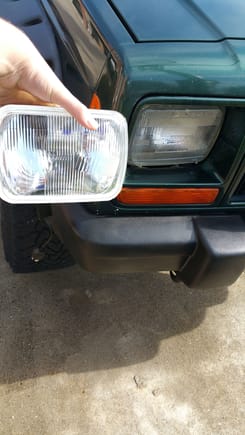 Bought a replacement pair of headlights. This time, they are custom LEDs!!! Time to get rid of these ugly halogens