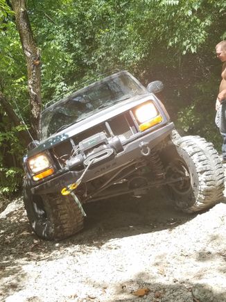 Jon then blew an axle shaft and I had to pull him up