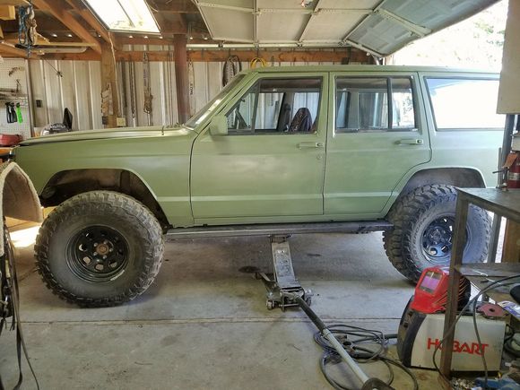 I went 2x8x3/16 i cut out good rust free rockers.
Good spot to stand to get to a roof rack, shopping cart protection door dings, fender benders. I dont think you have to be a hardcore rock grinder to see benefits from rocker up grades 
