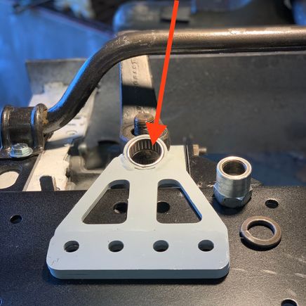 Bearing inserted.