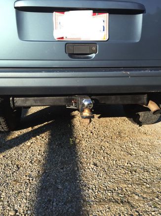 First thing was to put in a hitch, I felt like I needed a place to pull from. I picked up a used hitch and spare doughnut on Craigslist for 50 bucks. Both We’re installed without a problem.