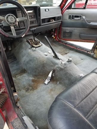 Front carpet in