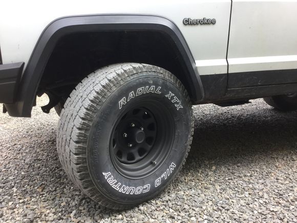 Done with brakes. They work great. Painted wheels while I was at it.