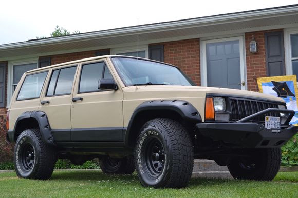 You can see it in this picture how the back wheel gap is bigger than the fronts