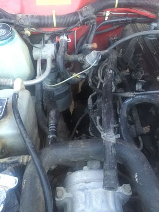 The other hose, also unplugged