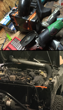 River Raider snorkel install.