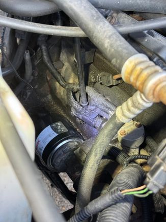 Any idea where this oil could be coming from and how to fix it? Didn’t see anything by on where it could be coming from.