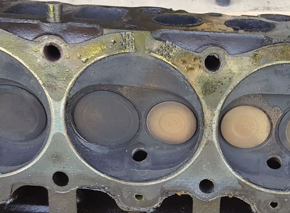 you can see how badly the head gasket was blown