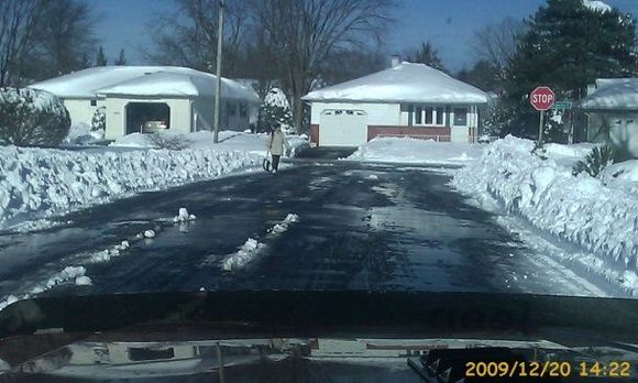 Plows did a GREAT job