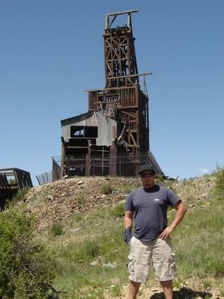 at an old mine