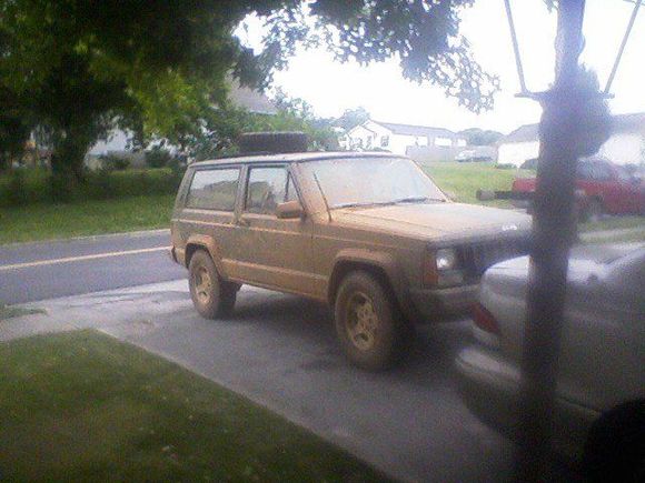 After a fun day in the mud