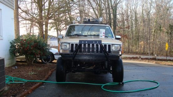 looks like a roller skate for a lil while  ill put pics up with 33s soon oh bumper has been changed, now has winch and new stinger.
