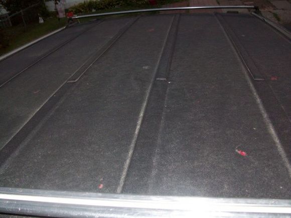 close up of roof