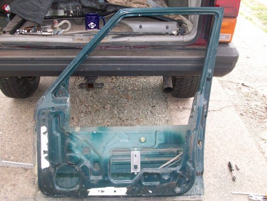 Inside passenger halfdoor