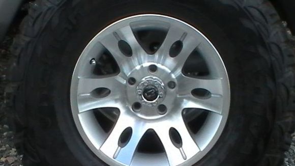 New Tires And Rims!!! :)

Nokian Vatiiva MT - LT31x10.5R15 - Weight 40lb, Diameter 30.5, Overall width 10.5, Tread depth 20

Core Racing Explorer Rims - 15x8, 5 on 114.3mm, Offset -19, Silver.
