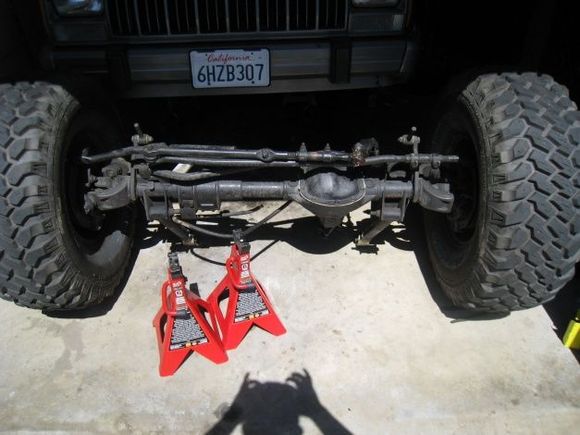 re-enforced dana 30 HP placed under 94 jeep