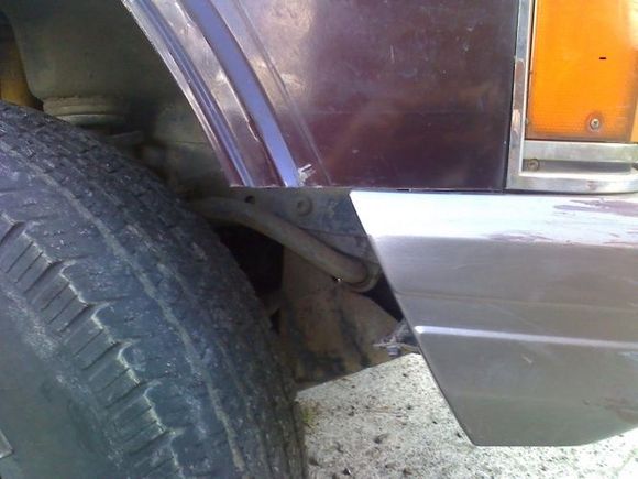 partially trimmed fenders