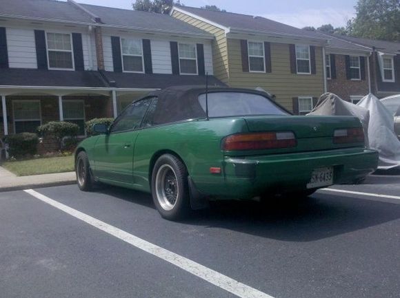 So here's my old car. It was a lot of fun to drive but it was slow as hell, had no cargo room, and would bottom out over most speedbumps...