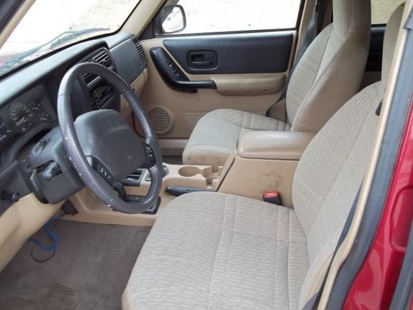 Pretty clean interior.  Not many stains anywhere.