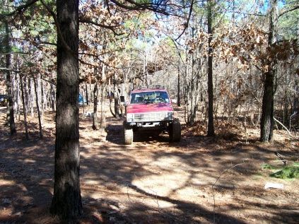 At the camp site