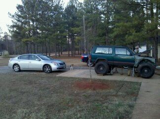 compared to a altima before i put the front springs under it